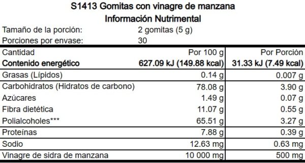 Gomitas con Vinagre de Manzana - Image 2